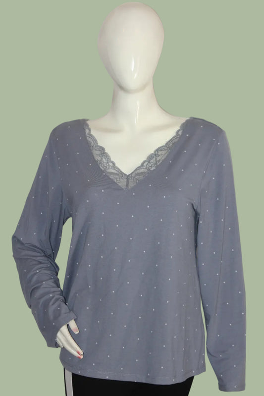 V-Neck Collar Shirt by TU