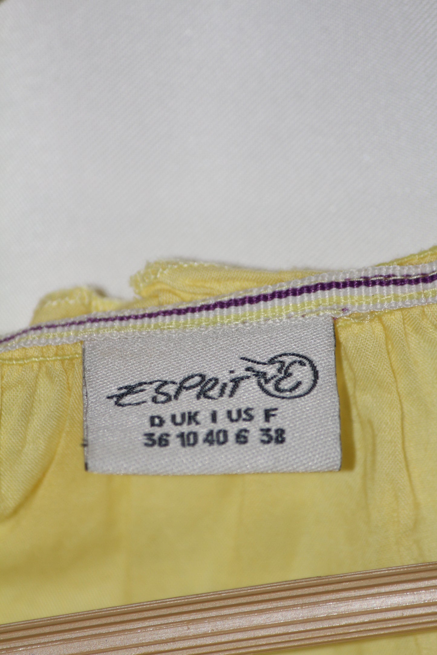 Yellow Sleeveless Cotton Blouse – Esprit