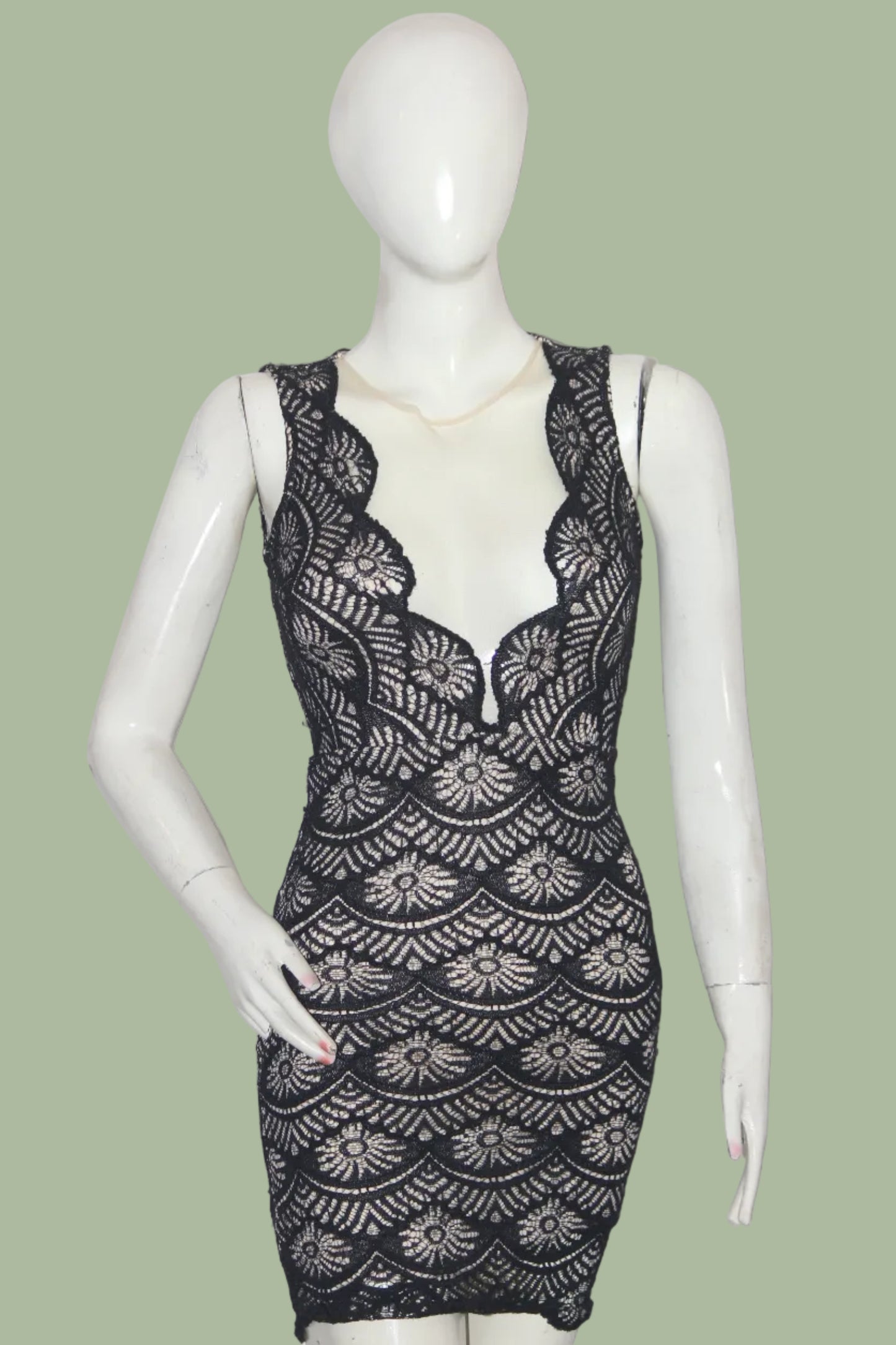 Missguided Black Bodycon Dress - Medium