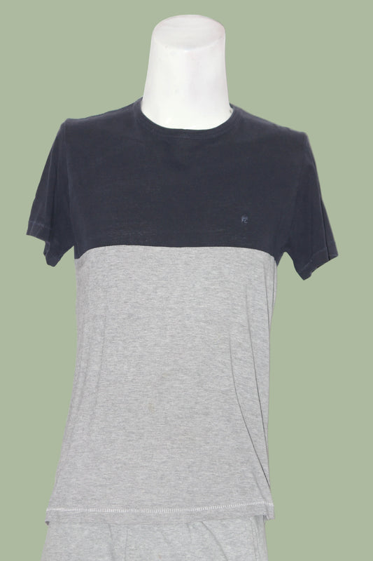 French Connection Grey & Black T-Shirt