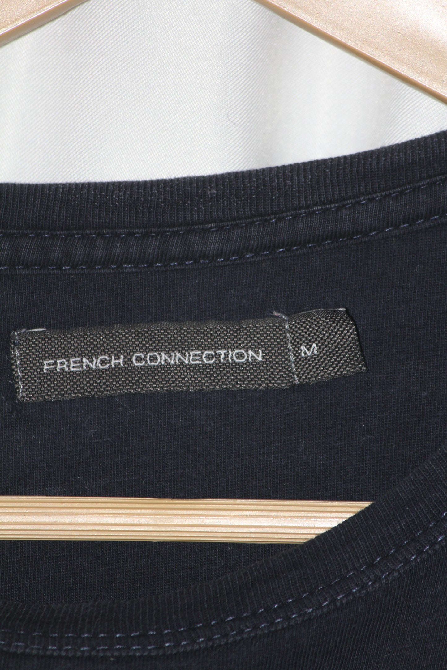 French Connection Grey & Black T-Shirt