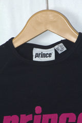 Primark Black "Prince" Crop Top - XS