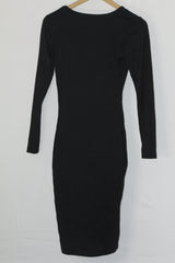 Thriftyfy Black Full-Sleeve Bodycon small