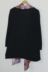 G.K Black Floral Cape