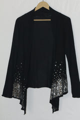 Dunnes Black Shiny Cape