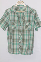 Urban Check – Debenhams Green Button Down Shirt