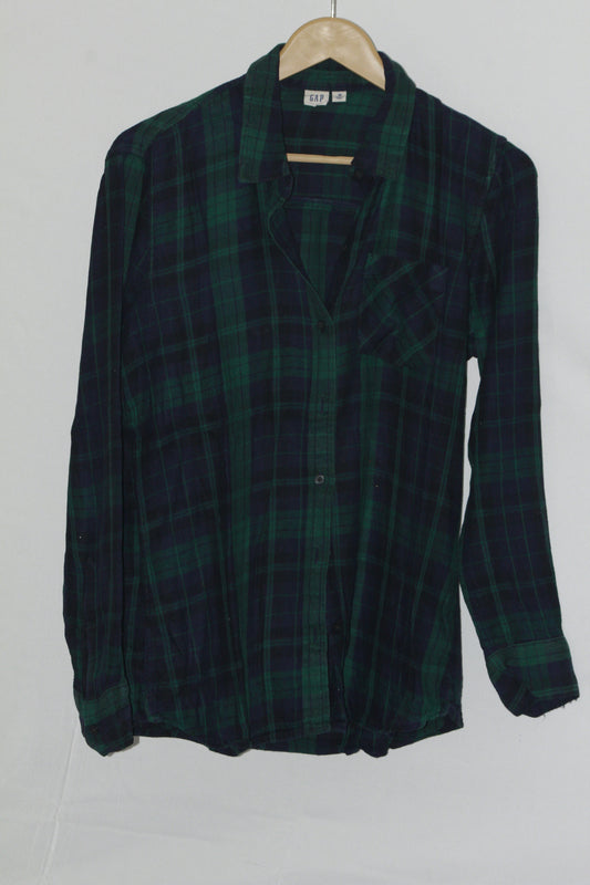 Urban Checks – GAP Blue & Green Button Down Shirt