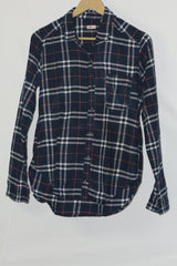 Plaid Noir – Hollister Black Checkered Button Down Shirt