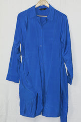 F&F Blue Button-Down Dress