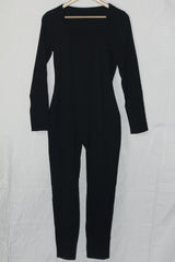 Thriftyfy Black Full-Sleeve Jumpsuit