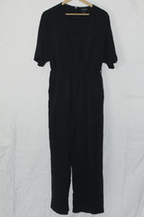 Monkl Black Half-Sleeve Dress