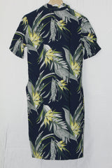 Warehouse Navy Blue Floral Dress