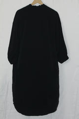 Monkl Black Full-Sleeve Dress