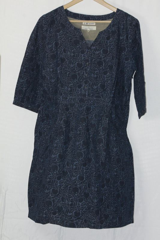 SeaSalt Cornwall Blue Button-Down Dress