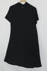 Mela London Black Half-Sleeve Dress