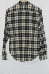 Ralph Lauren Checkered Button-Down Shirt – Black & Off White