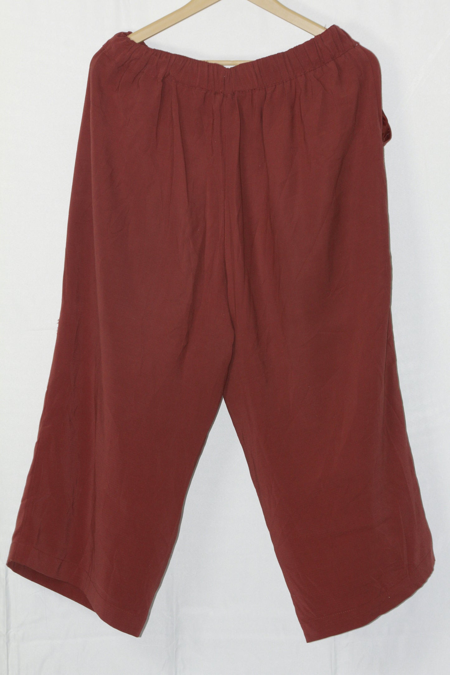New Look Brown Palazzo Pant with Belt (Medium)