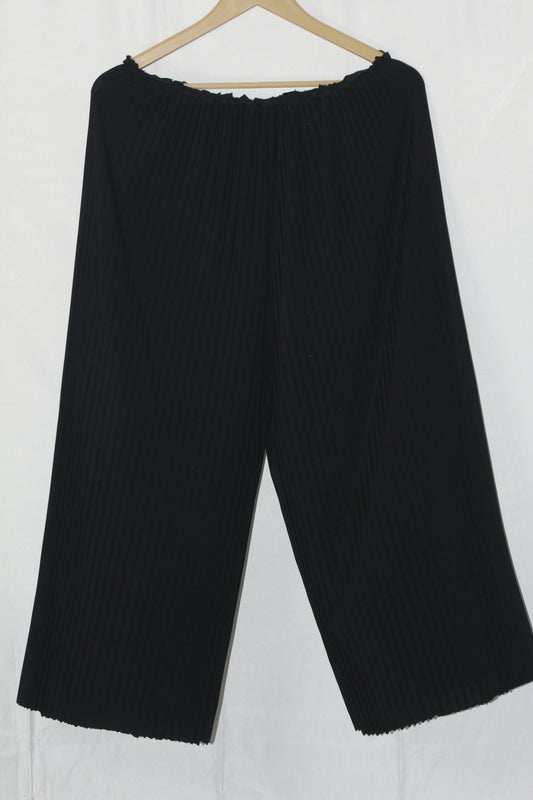 Thriftyfy Black Stretch Palazzo Pant (Medium)