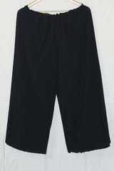 Thriftyfy Black Stretch Palazzo Pant (Medium)