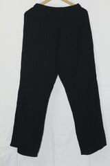 Primark Black Stretch Palazzo Pant (Medium)