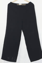 M&S Black Short Palazzo Pant (Medium)