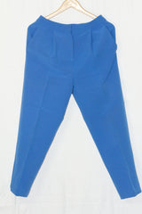 Topshop Blue Straight Pant - Small