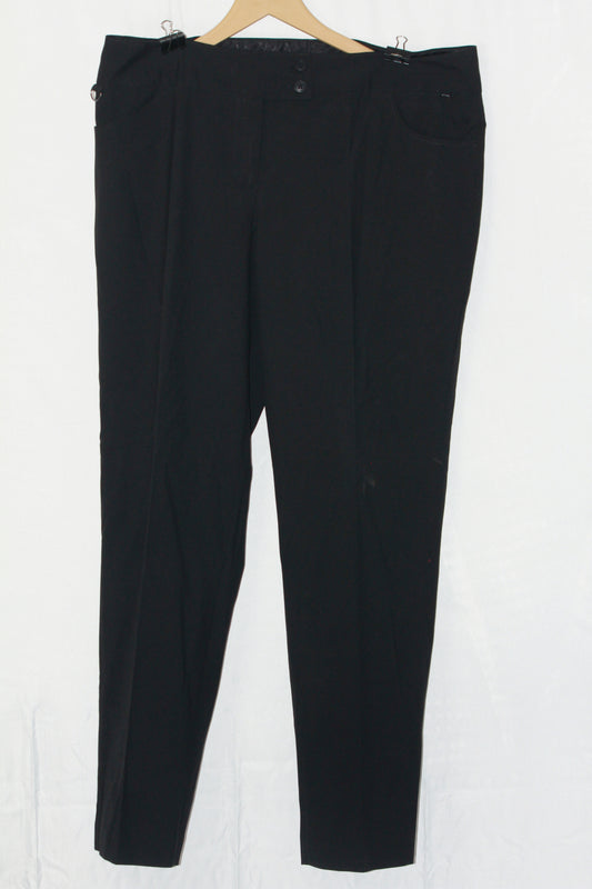 Club Class Black Straight Pant - XL