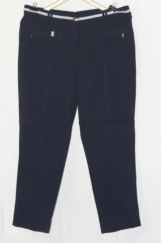 Thriftyfy Blue Straight Pant - Large