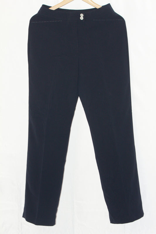 Gerry Weber Black Straight Pant - Small