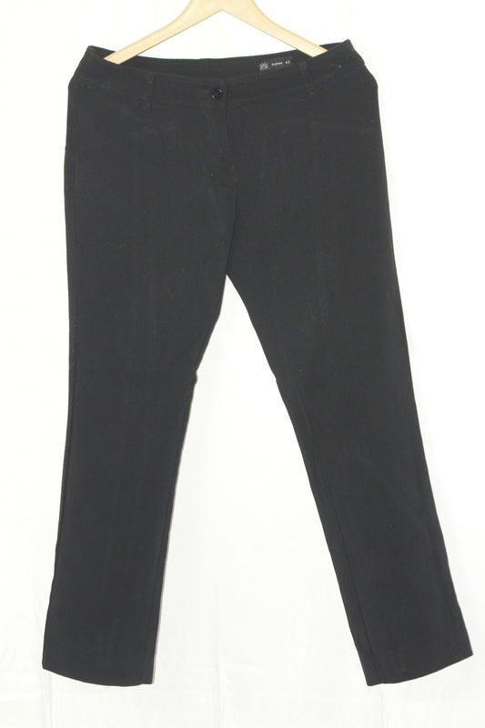 OVS Black Straight Pant - Medium