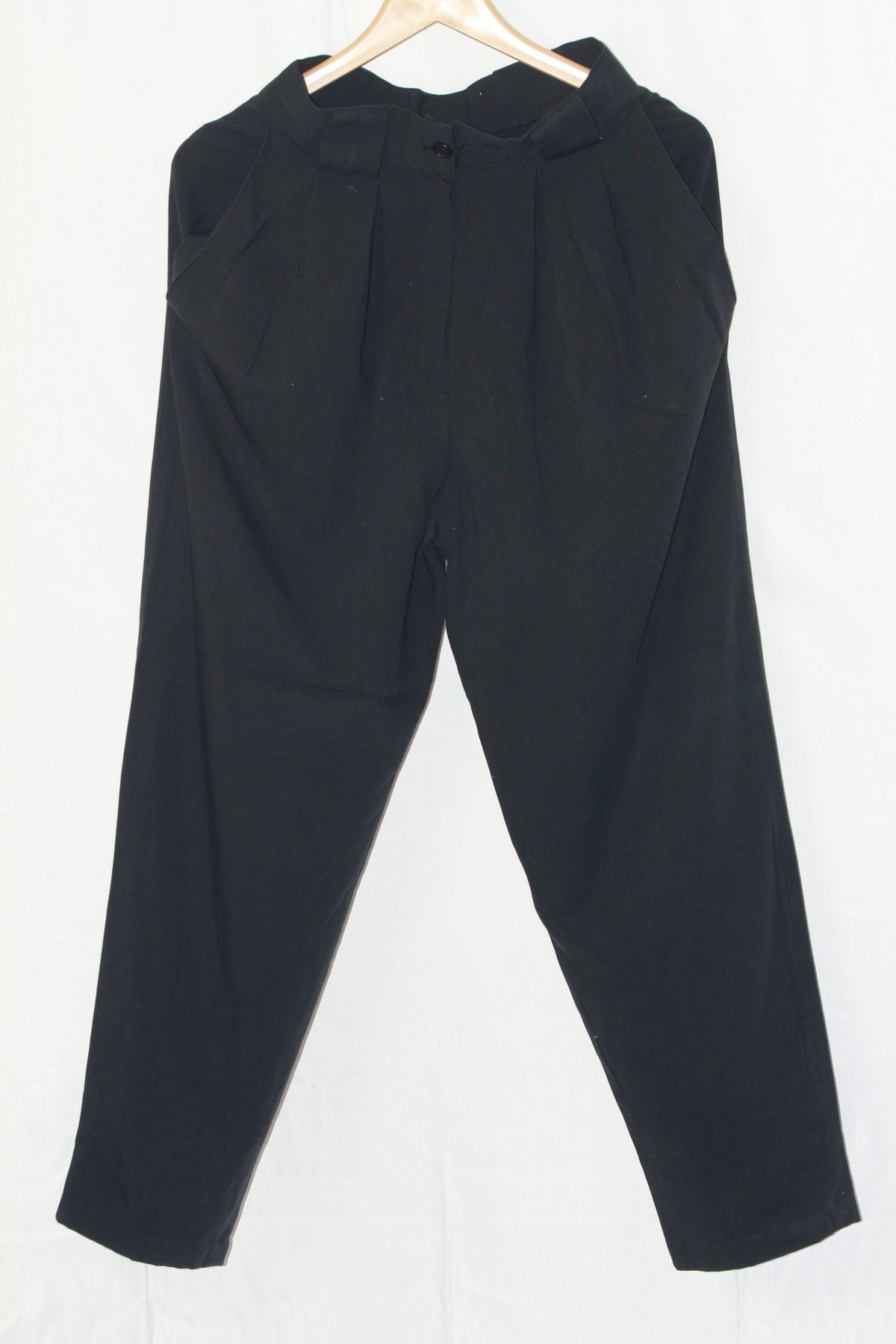 Snob Black Stylish Straight Pants - Medium