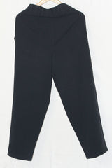 Snob Black Stylish Straight Pants - Medium