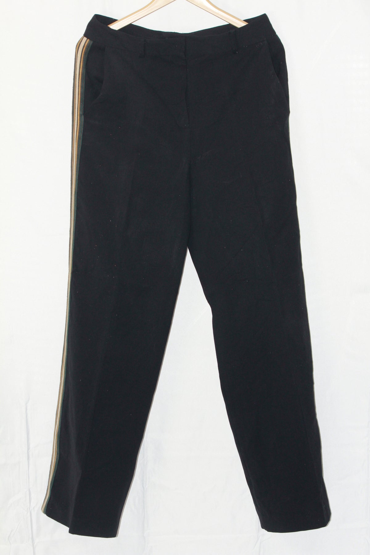 Autograph Black Straight Pant - Medium