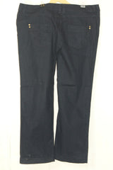 Tu Navy Blue Straight Pant - Large