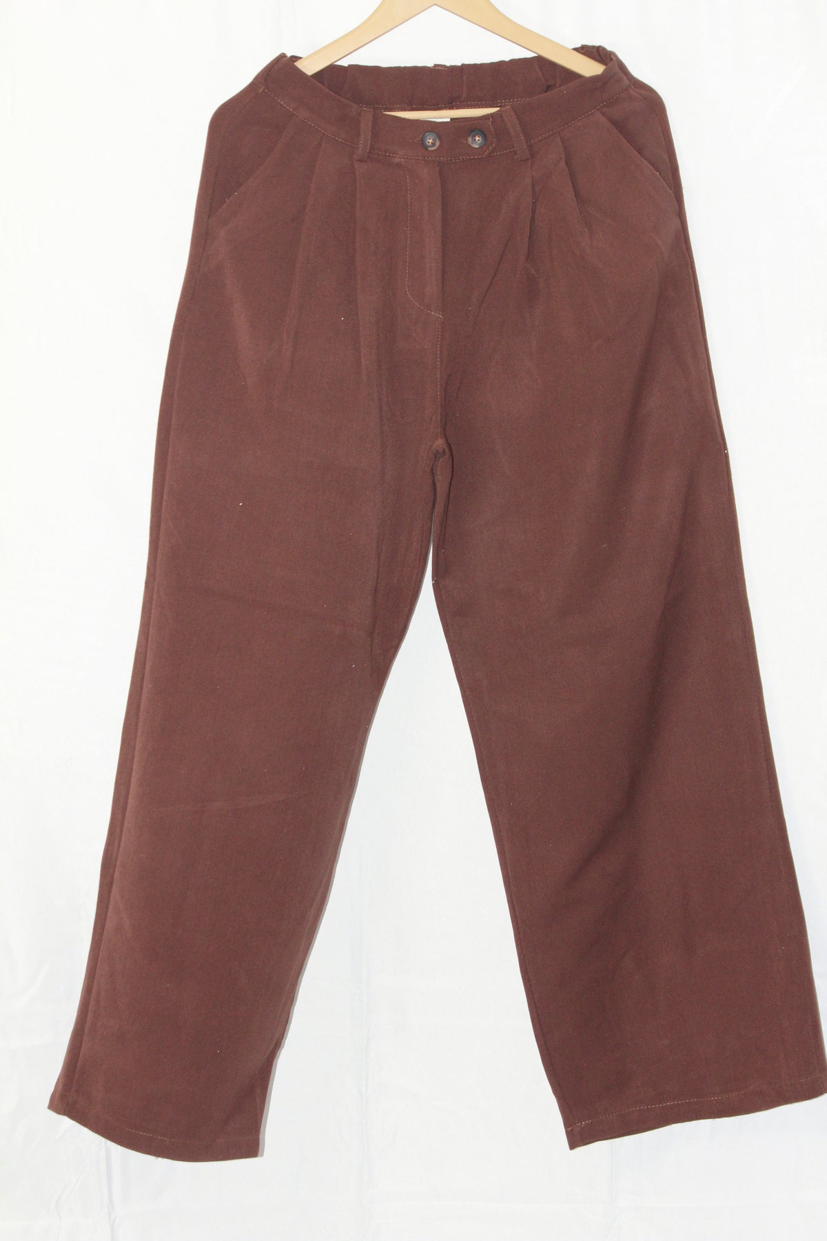 Wiya Brown Straight Pant - Small