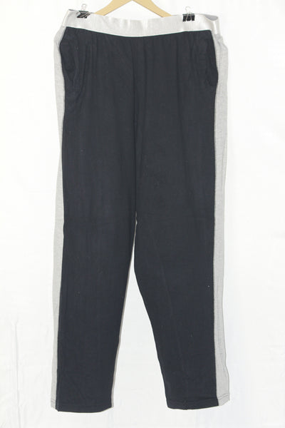 Primark Black Palazzo Pant with Grey Line (XL)