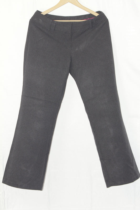New Look Chic Grey Bell Bottom Pants