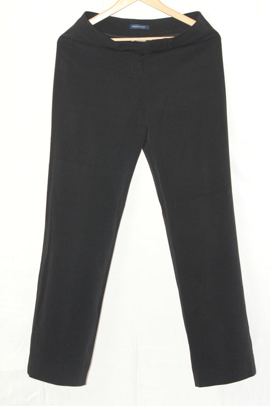 Paris Port Black Straight Pant - Medium