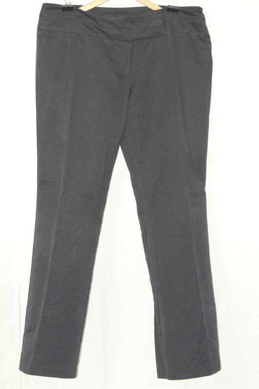 F&F Black Straight Pant - Medium
