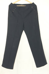 UN Ailleurs Jour Navy Blue Straight Pant - Medium