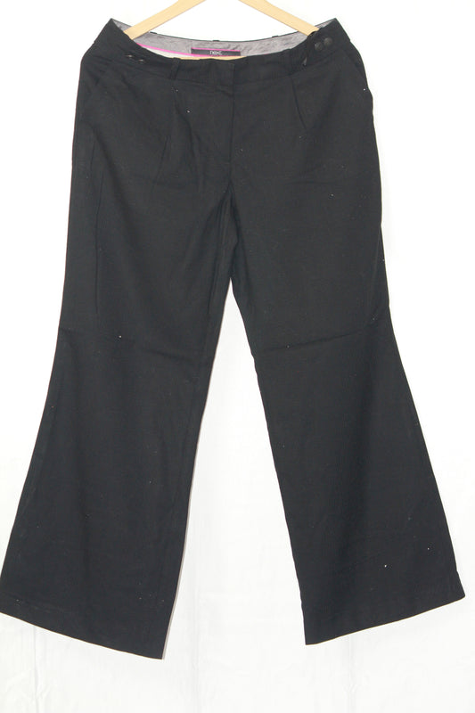 Next Black Straight Pant - Medium