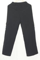 Tu Woman Black 6-Pocket Palazzo Pant (Small)