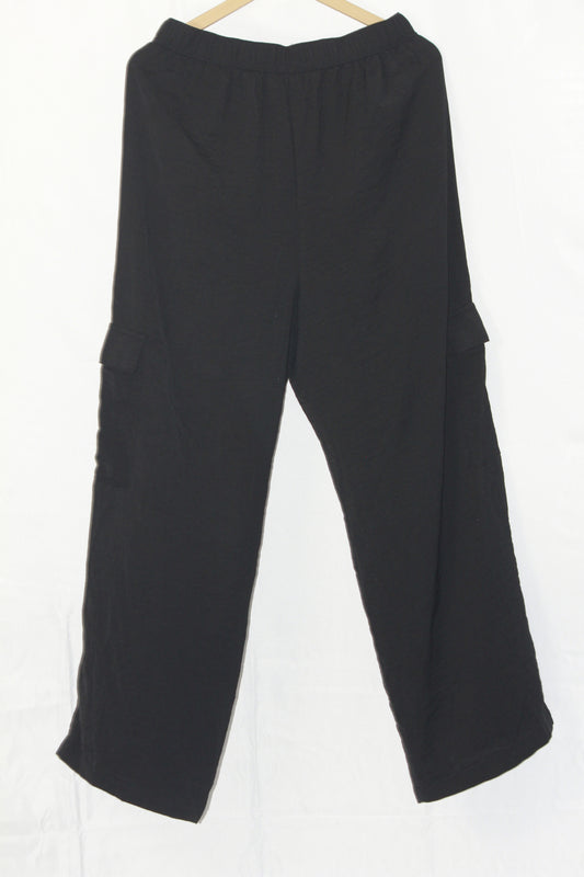 Dorothy Perkins Black Palazzo Pant (Large)