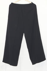 M&S Black Simple Palazzo Pant (Medium)