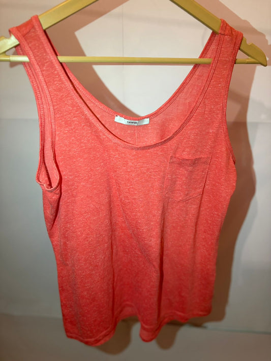 George Simple Pink Tank Top