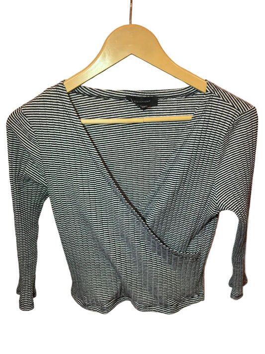 Atmosphere Striped Winter Crop Top