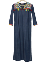 Seema Khan Blue Embroidered Dress