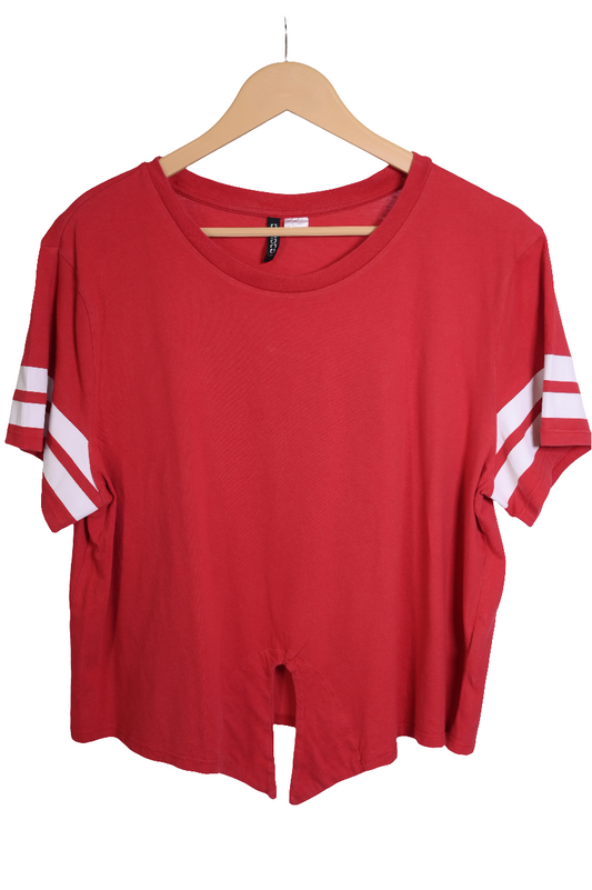H&M Red Crop Top - X Large