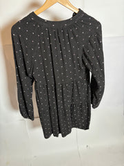 Zara Black Polka Dot Dress