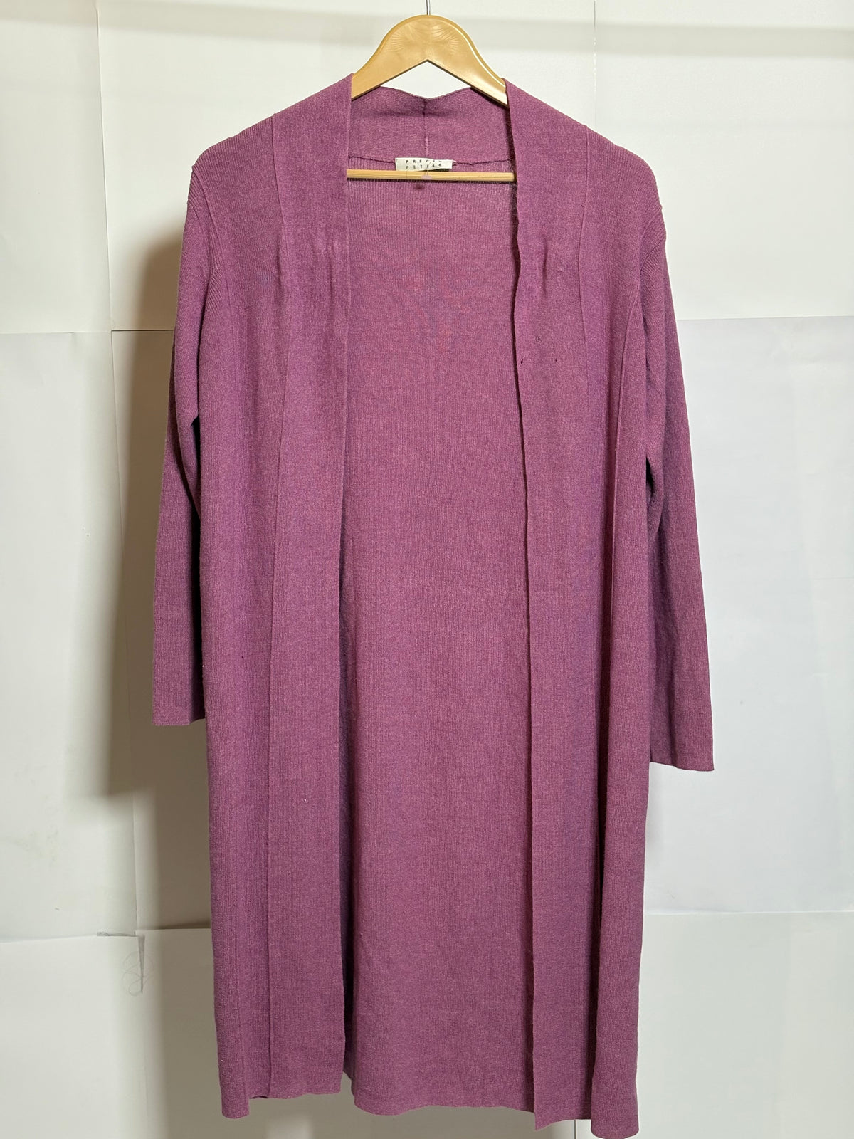 Plum Bliss Longline Shrug